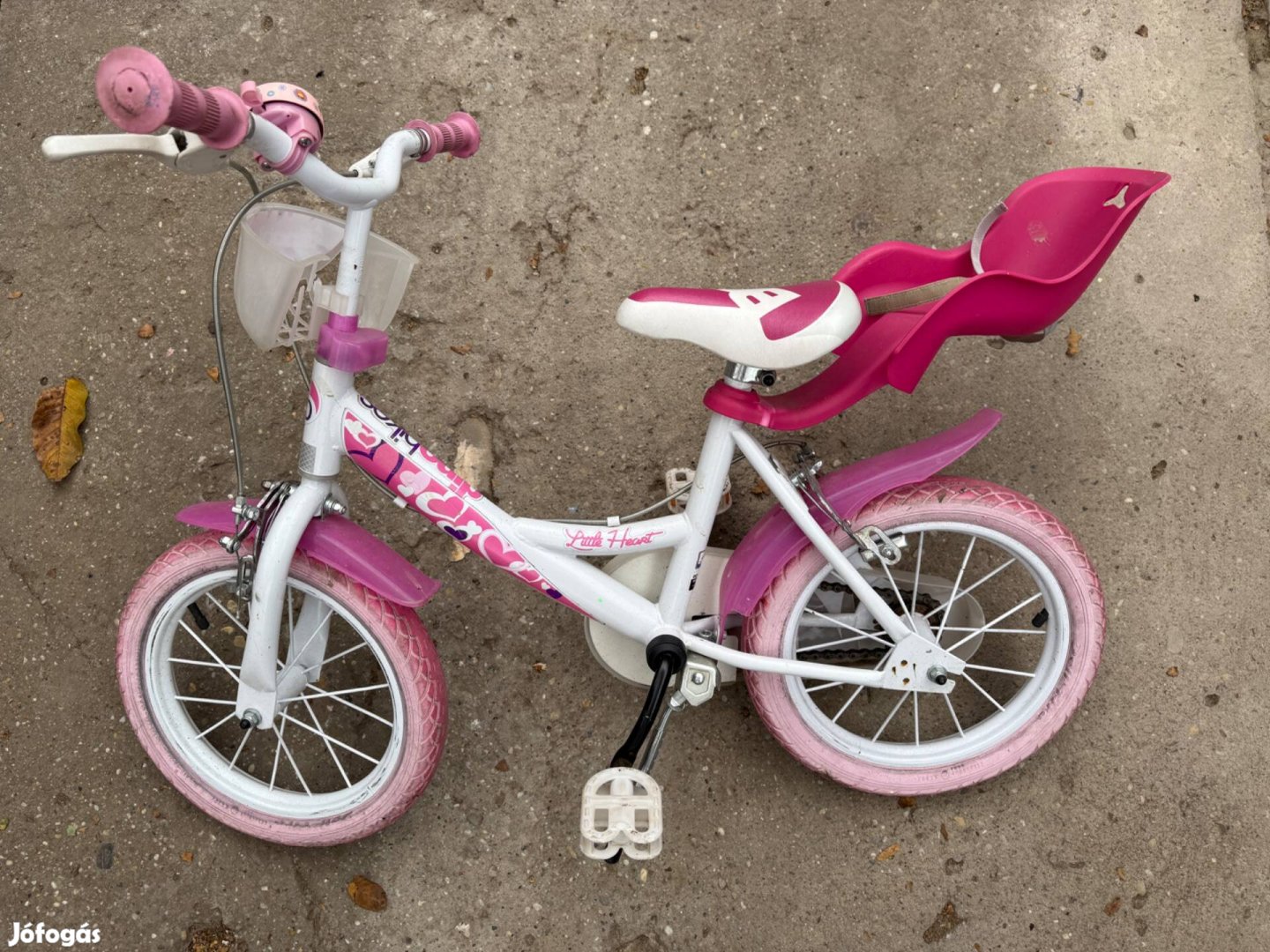 Kislány dino bikes Little Heart kerékpár bicaj bringa 14-es