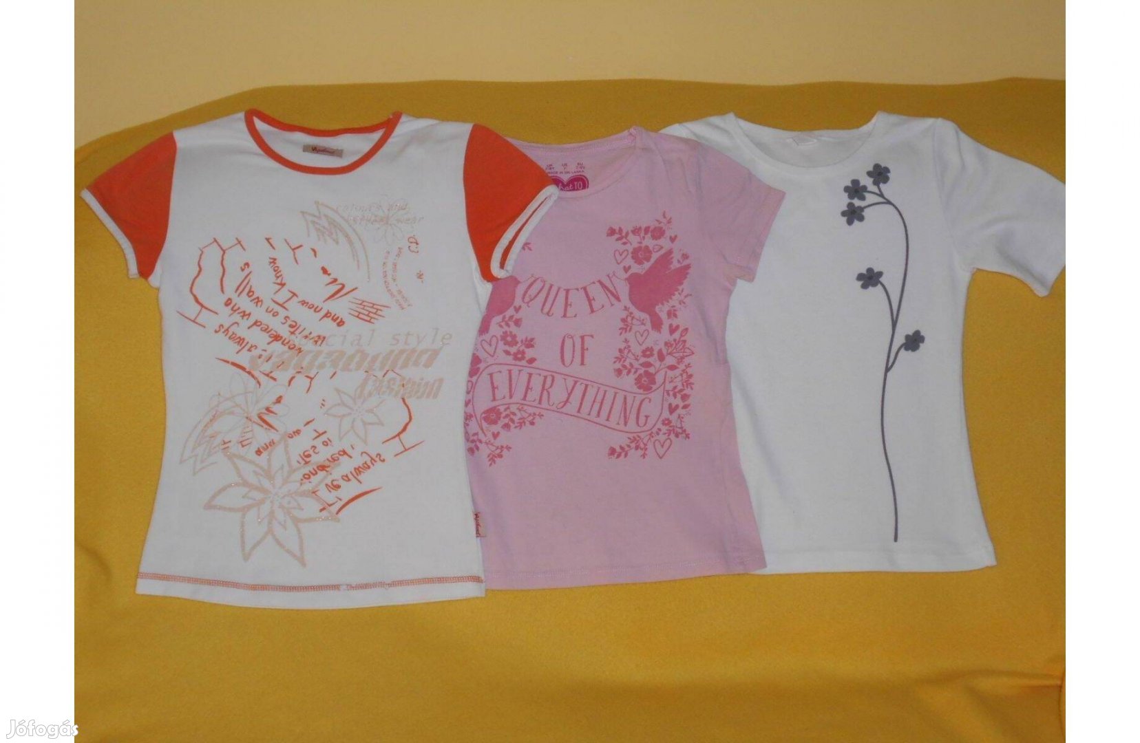 Kislány póló , 7-8 év, 128. Márkás, divatos, elegáns - ajándékkal