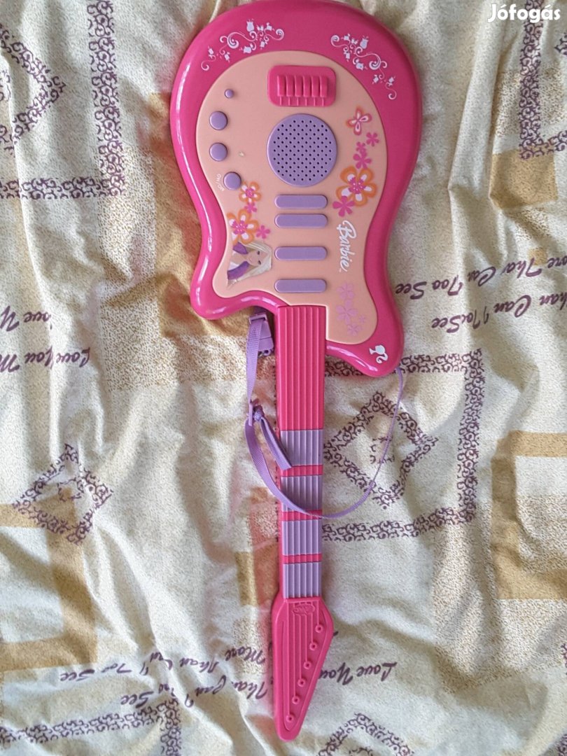 Kislány zenélő gitár ( Barbie )