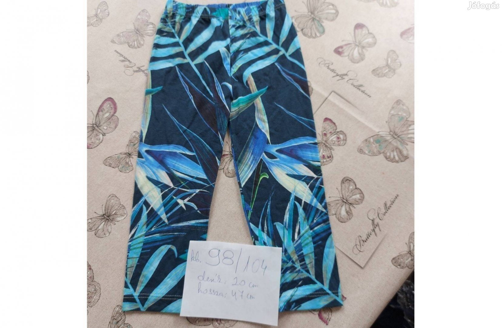 Kislánynak mintás leggings kb. 98/104-es