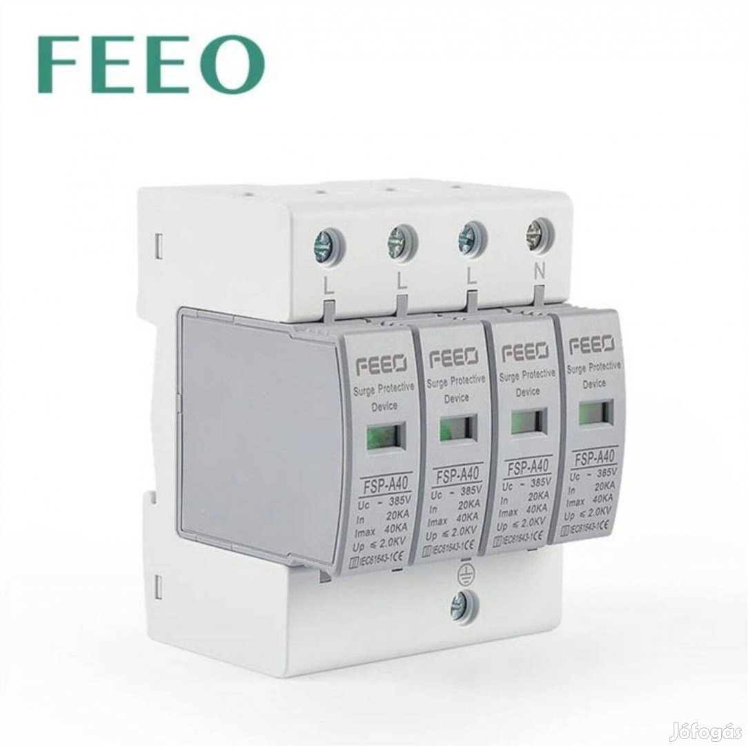 Kismegszakító Feeo FSP-A40 4P túlfeszültség levezető 385VAC