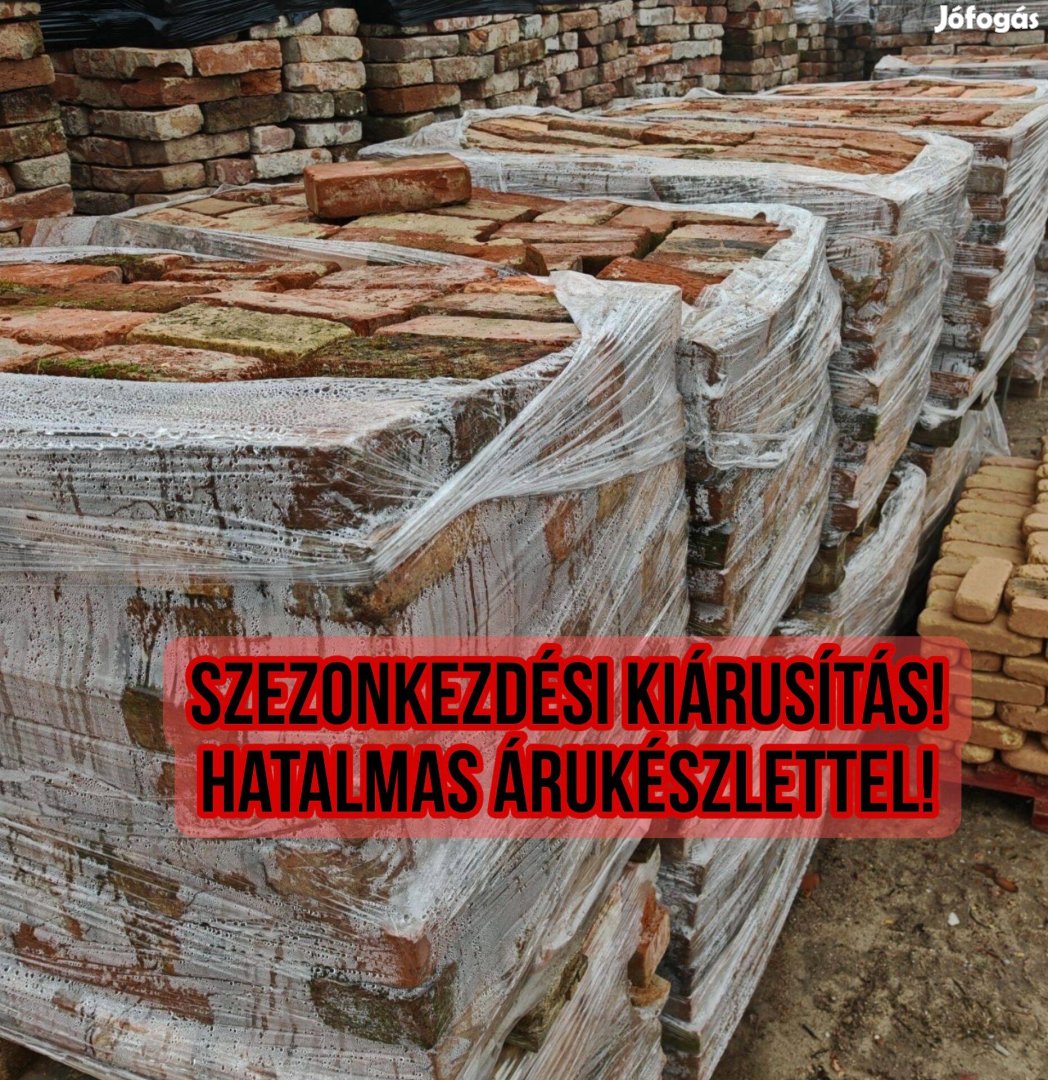Kisméretű műemlék tégla Szezonkezdési kedvezmények!