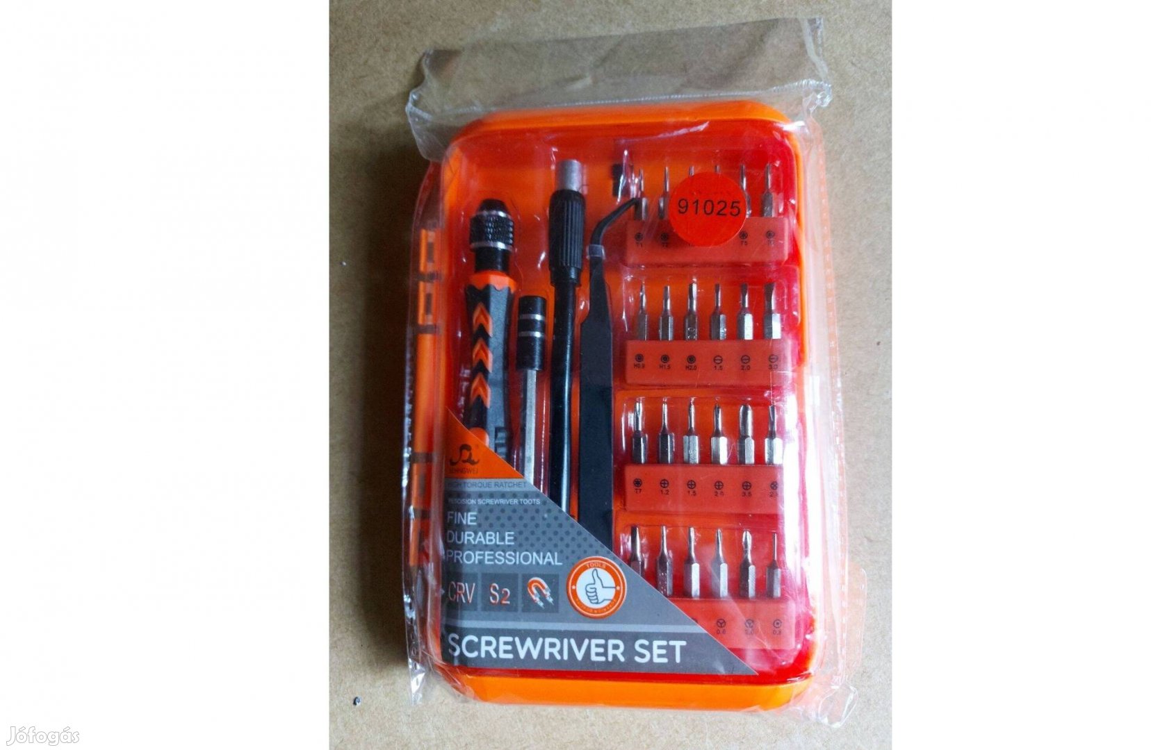 Kisméretű órás mágneses csavarhúzó készlet 28db