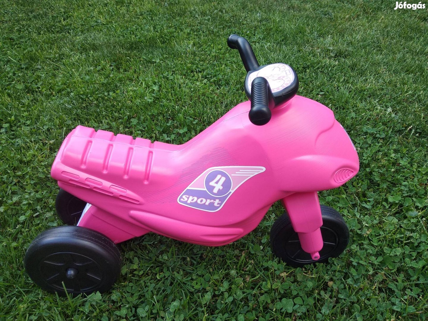 Kismotor gyermek lábbal hajtós motor,pink új