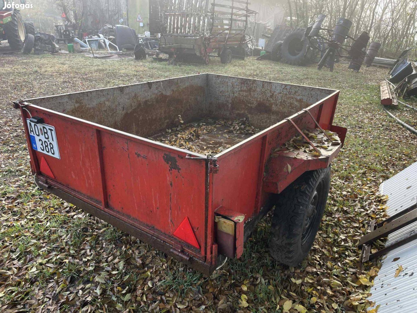 Kispótkocsi pótkocsi