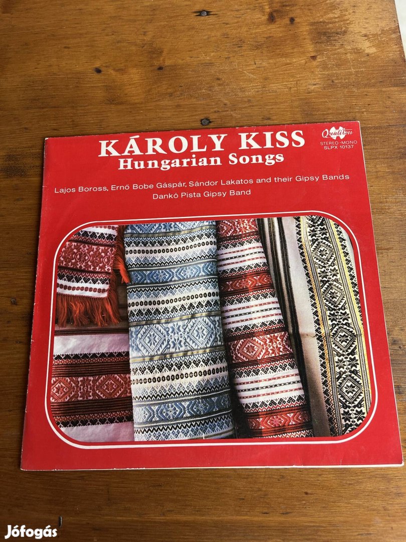 Kiss Karoly: Hungarian songs bakelit