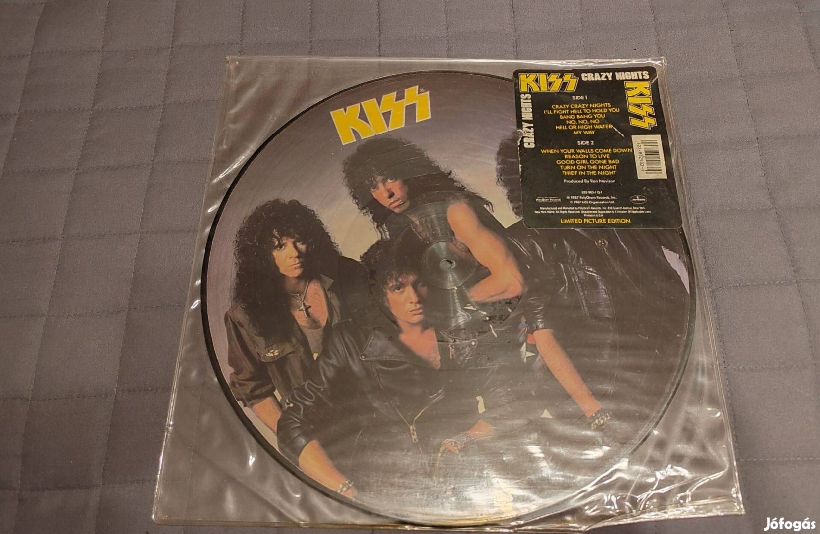 Kiss picture vinyl akció