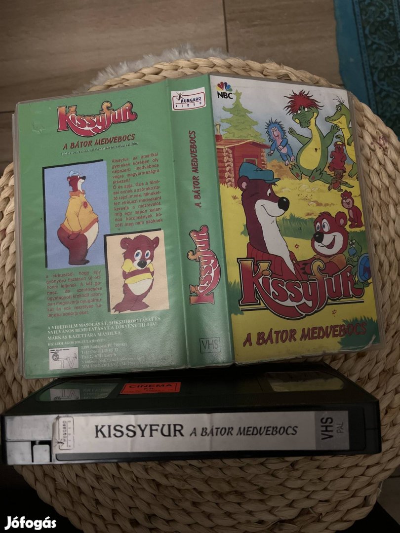 Kissyfur a bátor medvebocs vhs