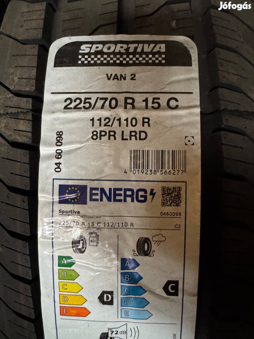 Kisteher gumiabroncs 225/70 R 15 C Sportiva