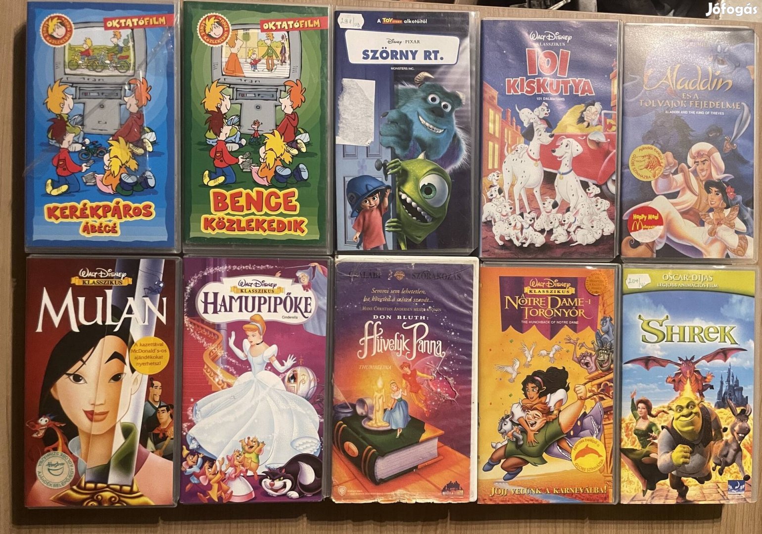 Kistokos mese rajzfilm VHS kazetta