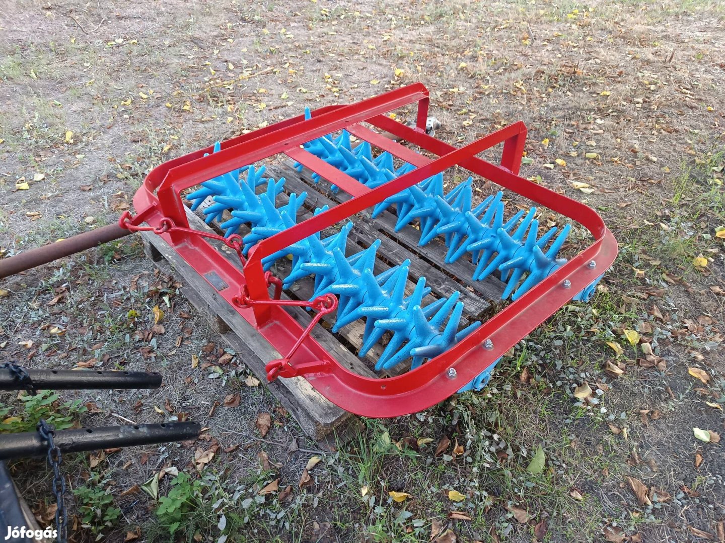 Kistraktor után való rögtörő henger, talajelmunkáló!