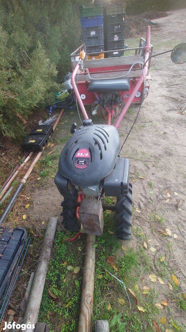 Kistraktor utánfutóval MTD Thorx 55/6