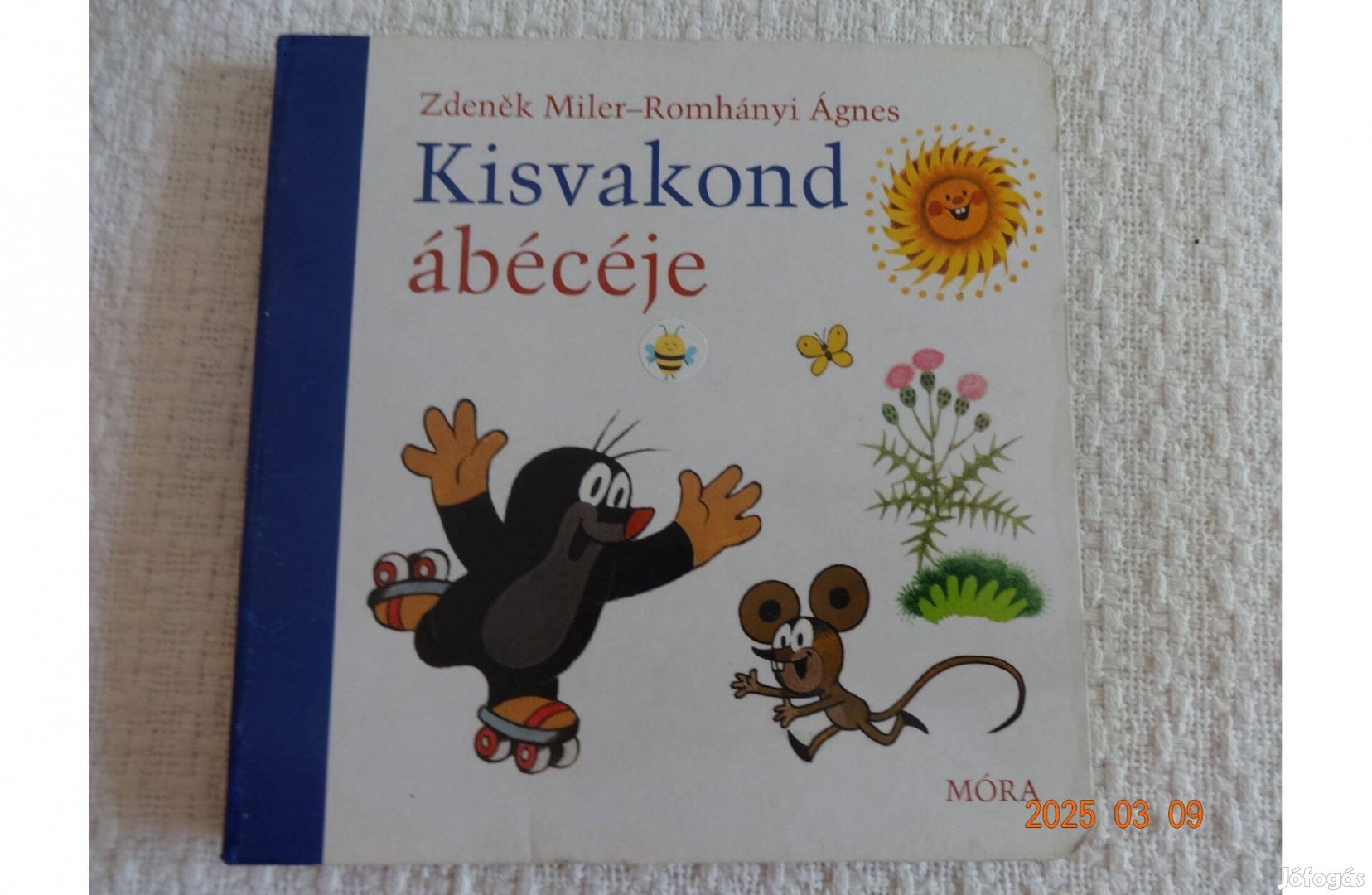 Kisvakond Ábécéje - kemény lapos mesekönyv Zdenek Miler .rajzaival