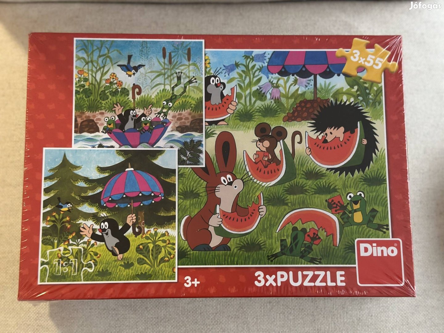 Kisvakond puzzle 3x55, új 