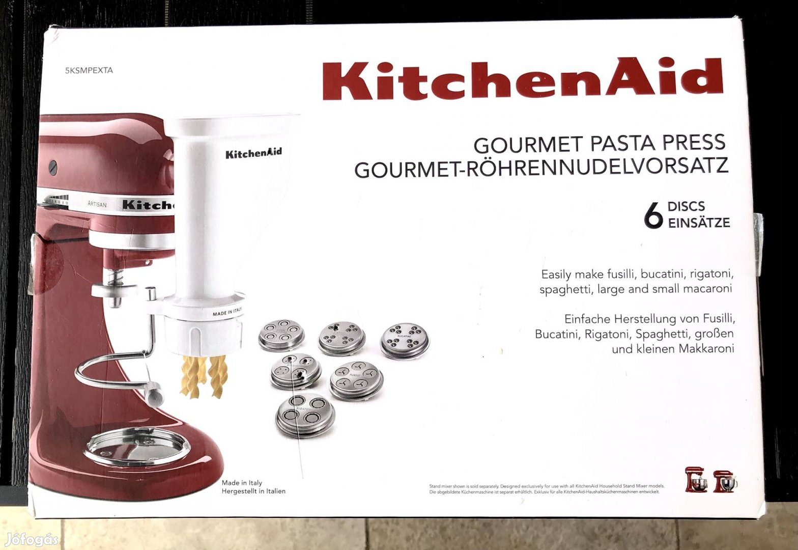 Kitchen Aid Gourmet tésztakészítő adapter