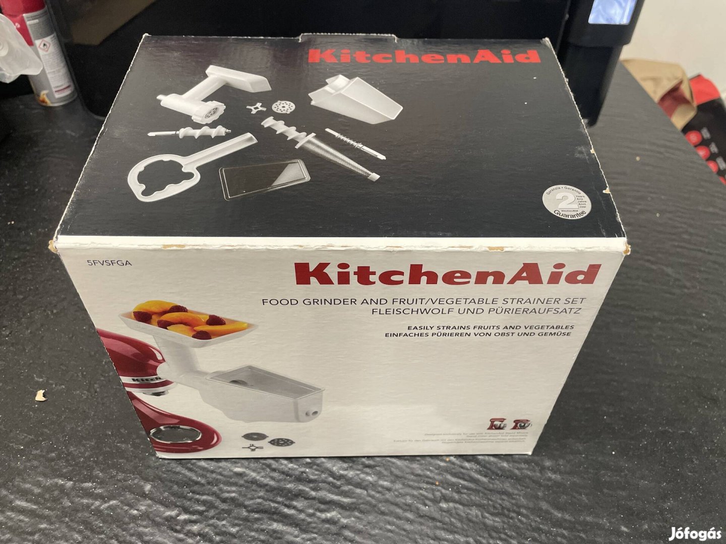 Kitchenaid 5Fvsga Húsdaráló és püré készítő új  kitchen aid 