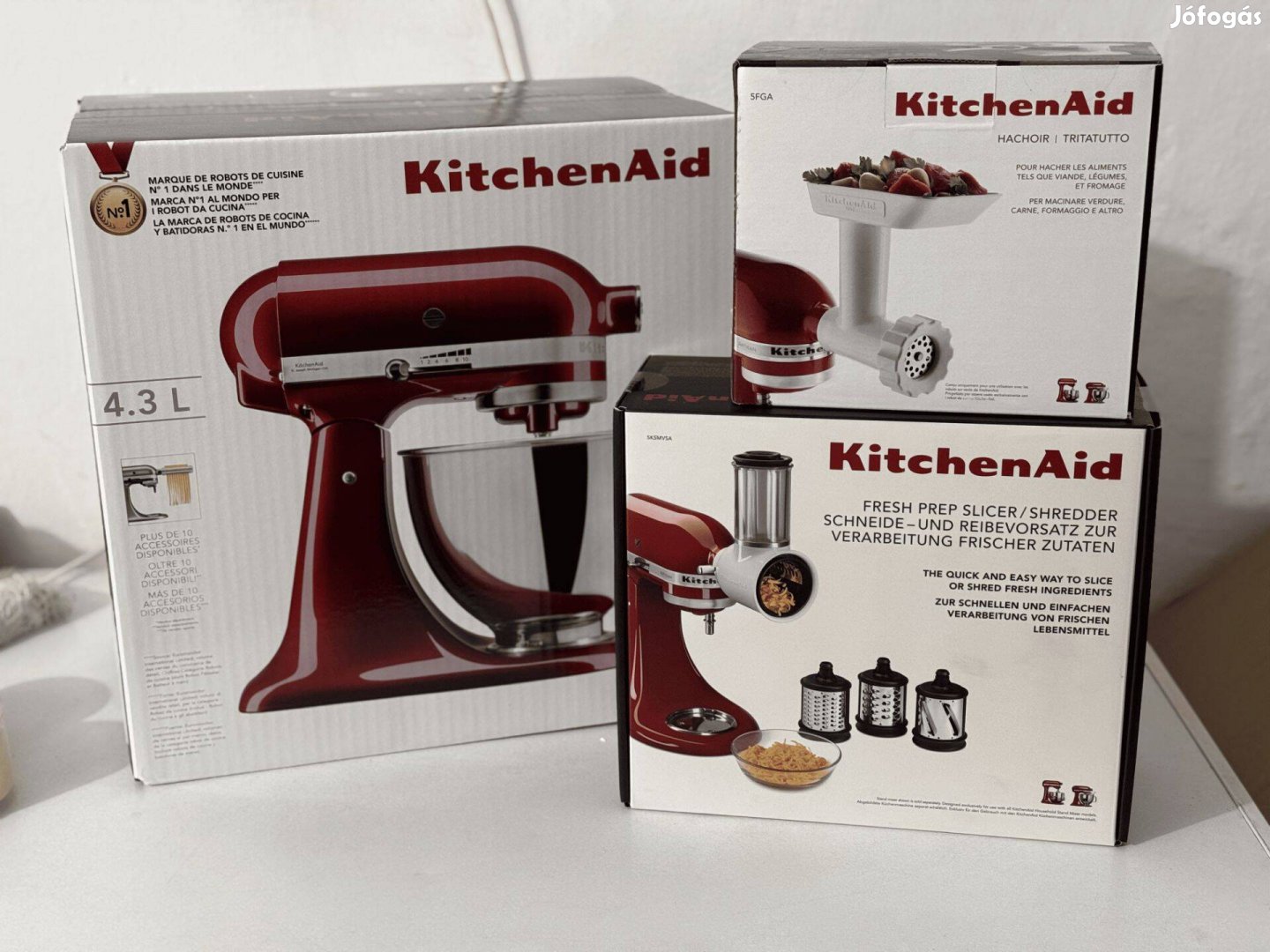 Kitchenaid 5Ksm45 robotgép +2 kiegészítővel (bontatlan)