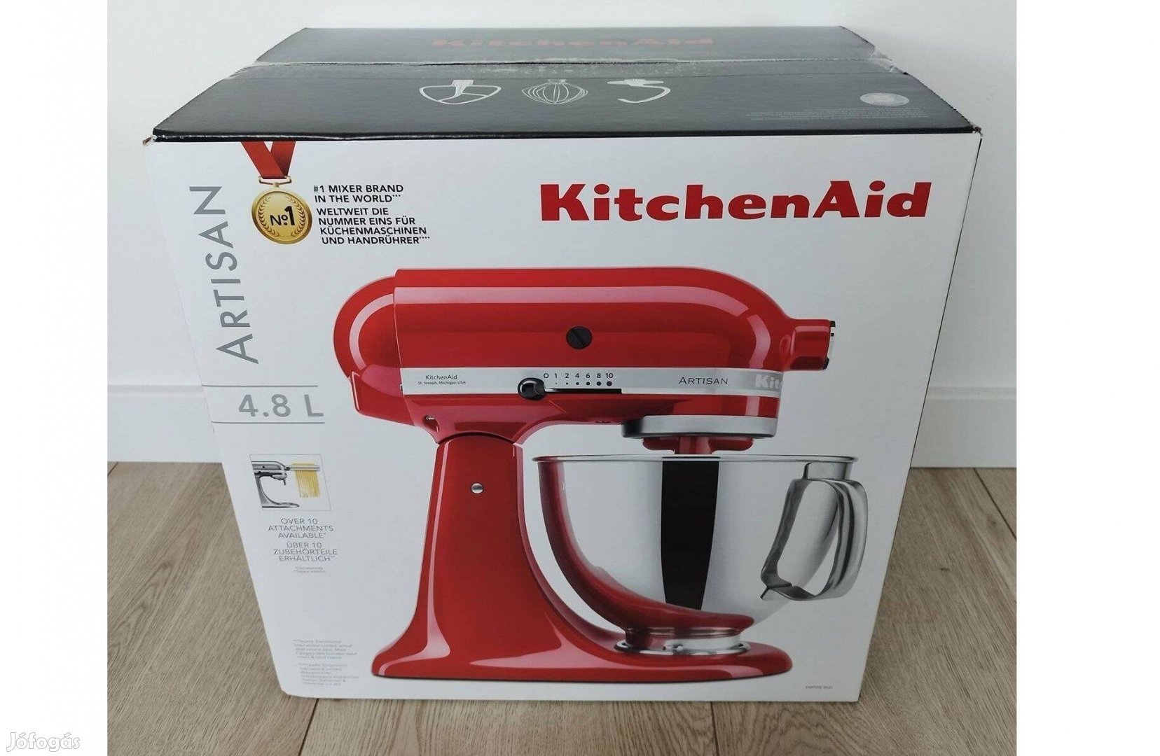 Kitchenaid Artisan 4,8L konyhai robotgép, dagasztó 5Ksm125EER