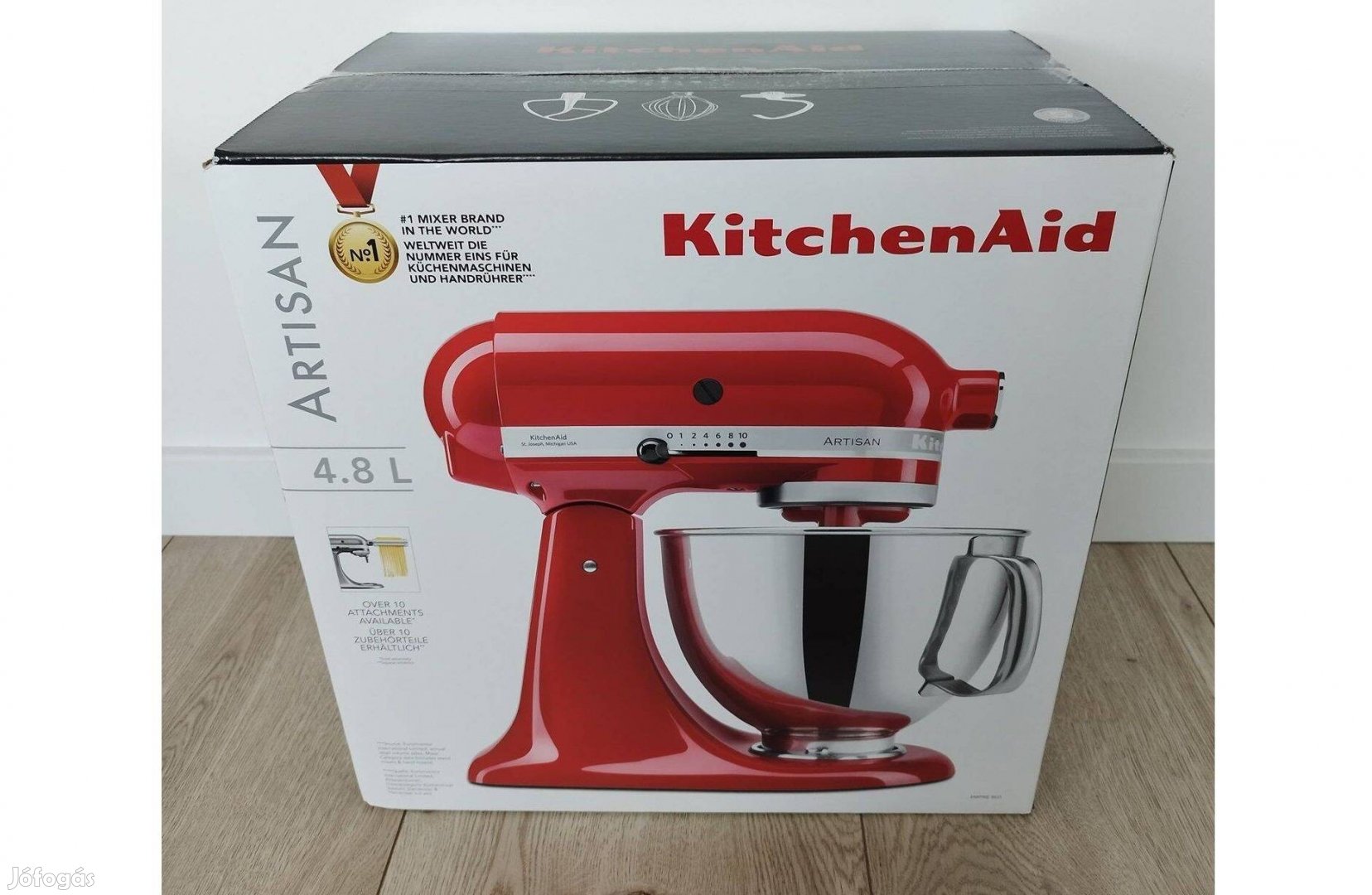 Kitchenaid Artisan 4,8L konyhai robotgép, dagasztó 5Ksm125EER