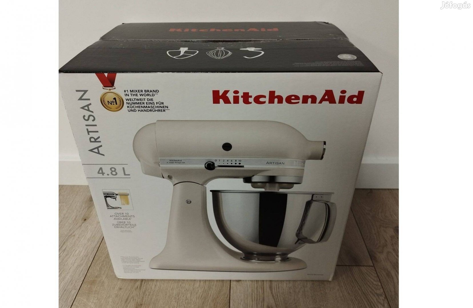Kitchenaid Artisan 4,8 l robotgép, dagasztó 5Ksm125EMH milkshake