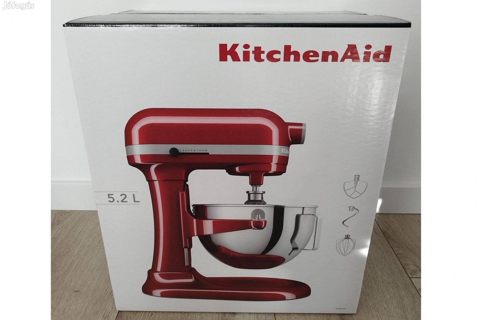 Kitchenaid Heavy Duty 5,2L emelőkaros robotgép, dagasztó 5Ksm55Sxxeer