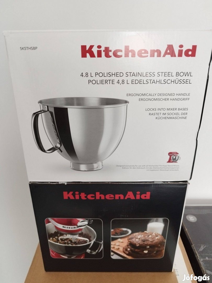 Kitchenaid rozsdamentes polírozott tál 4,8L 5K5Thsbp