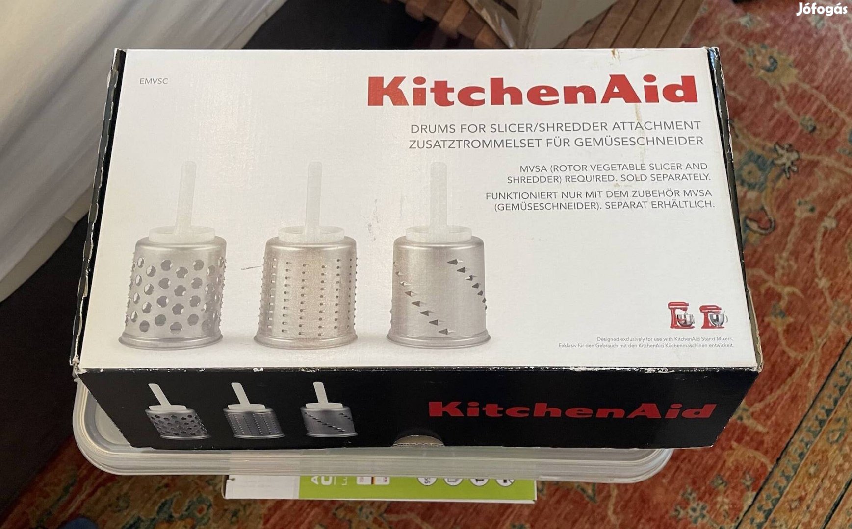 Kitchenaid sajt,  zöldség szeletelő adapter 