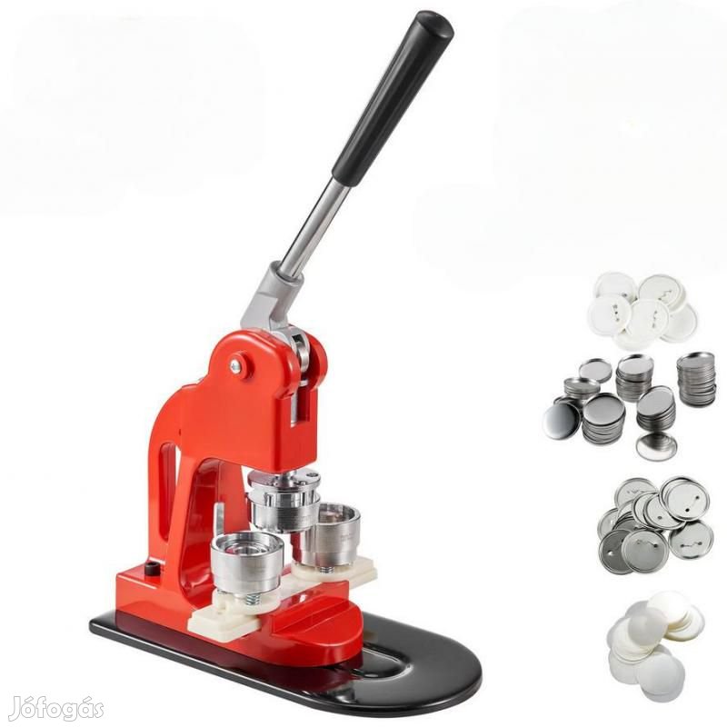 Kitűző készítő gép  Gombkészítő gép, 32 mm-es jelvénylyukasztó&#8230;