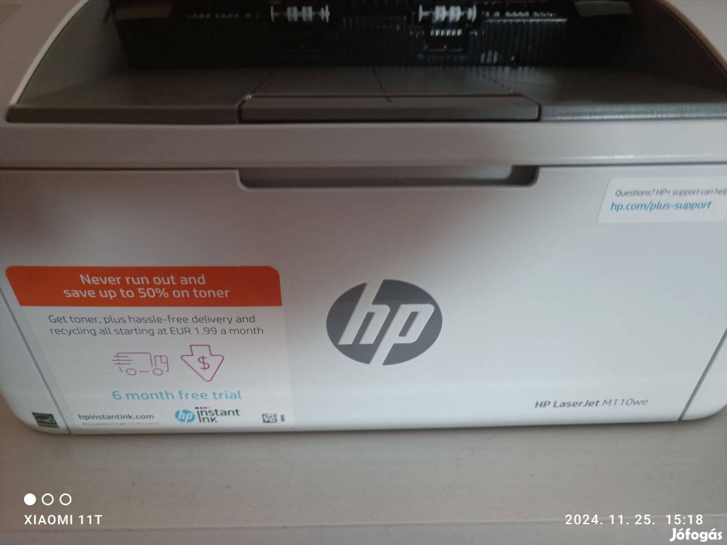 Kiválló állapotú HP Laserjet M110we nyomtató 2db Eladó!