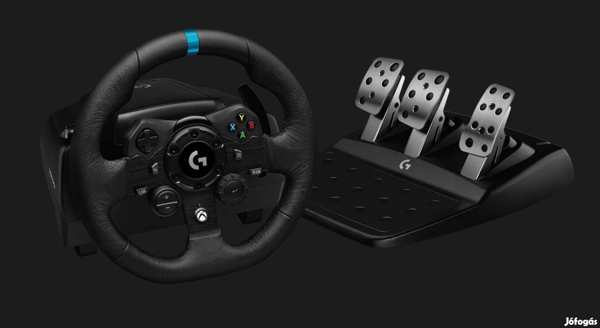 Kiváló Logitech G923 Trueforce kormány (PC/Xbox) eladó állvánnyal!