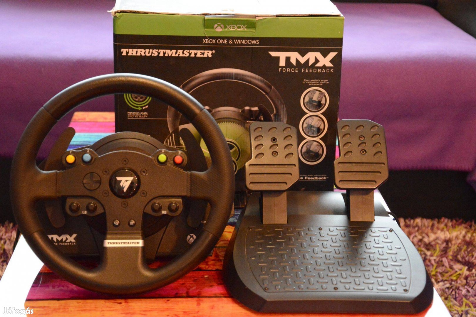 Kiváló Thrustmaster TMX kormány! Xbox Series, Xbox One, PC