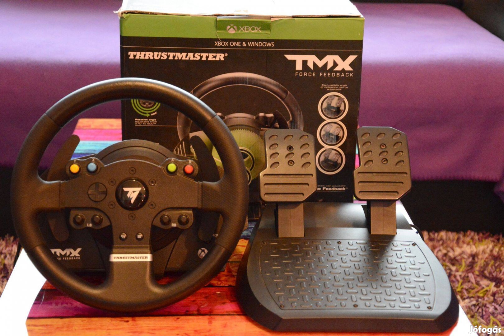 Kiváló Thrustmaster TMX kormány! Xbox Series, Xbox One, PC