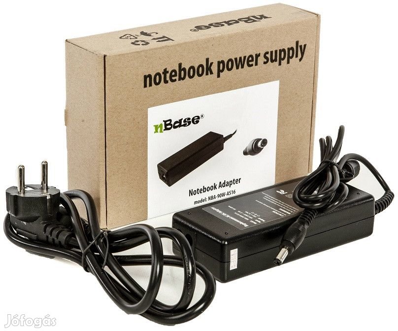Kiváló, újszerű Laptop töltő utángyártott 90W nBase Asus,