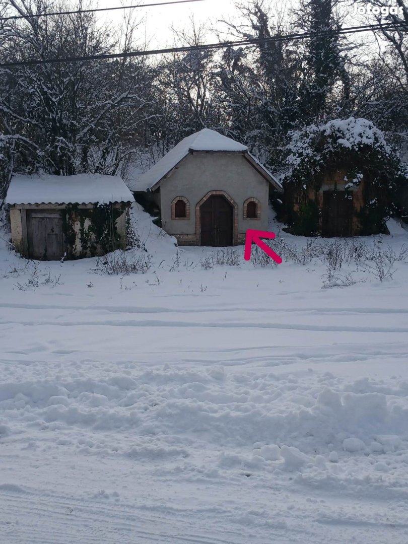 Kiváló adottságú pince eladó nyaralóvá vagy lakótérré