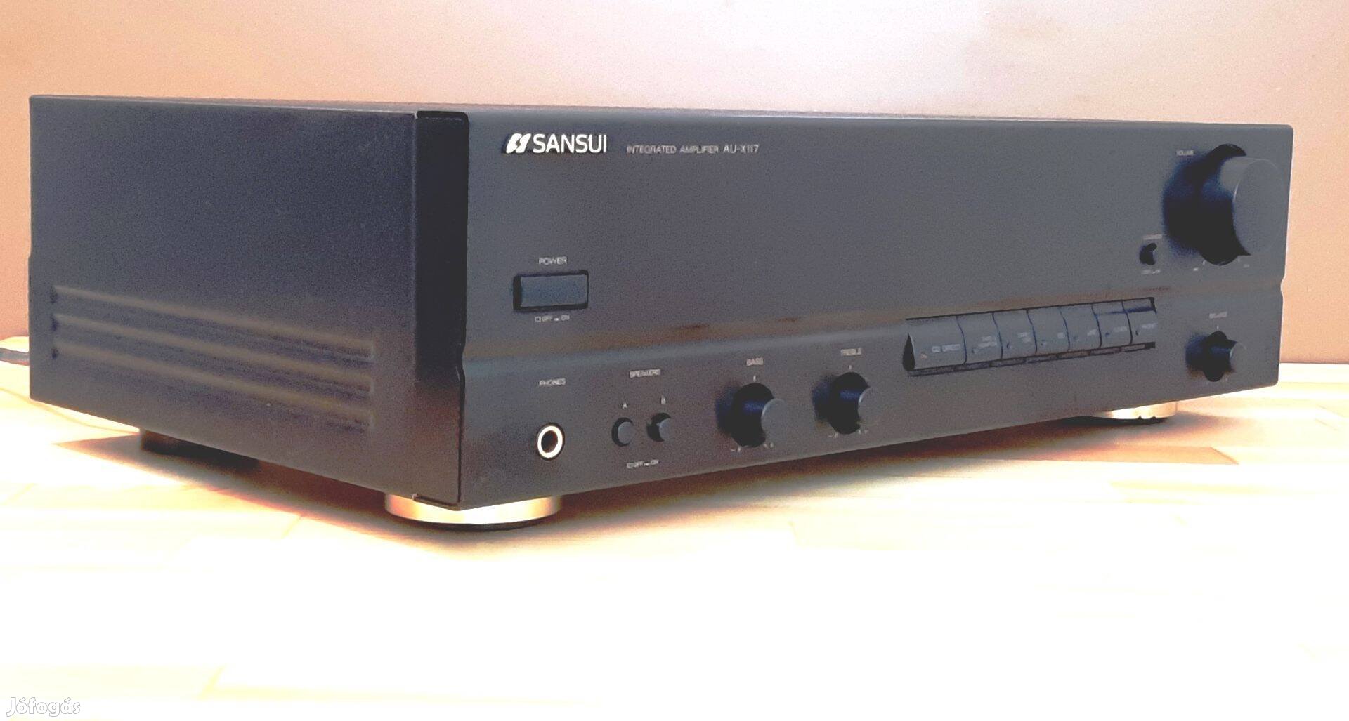 Kiváló állapotú Sansui AU-X117 sztereó erősítő