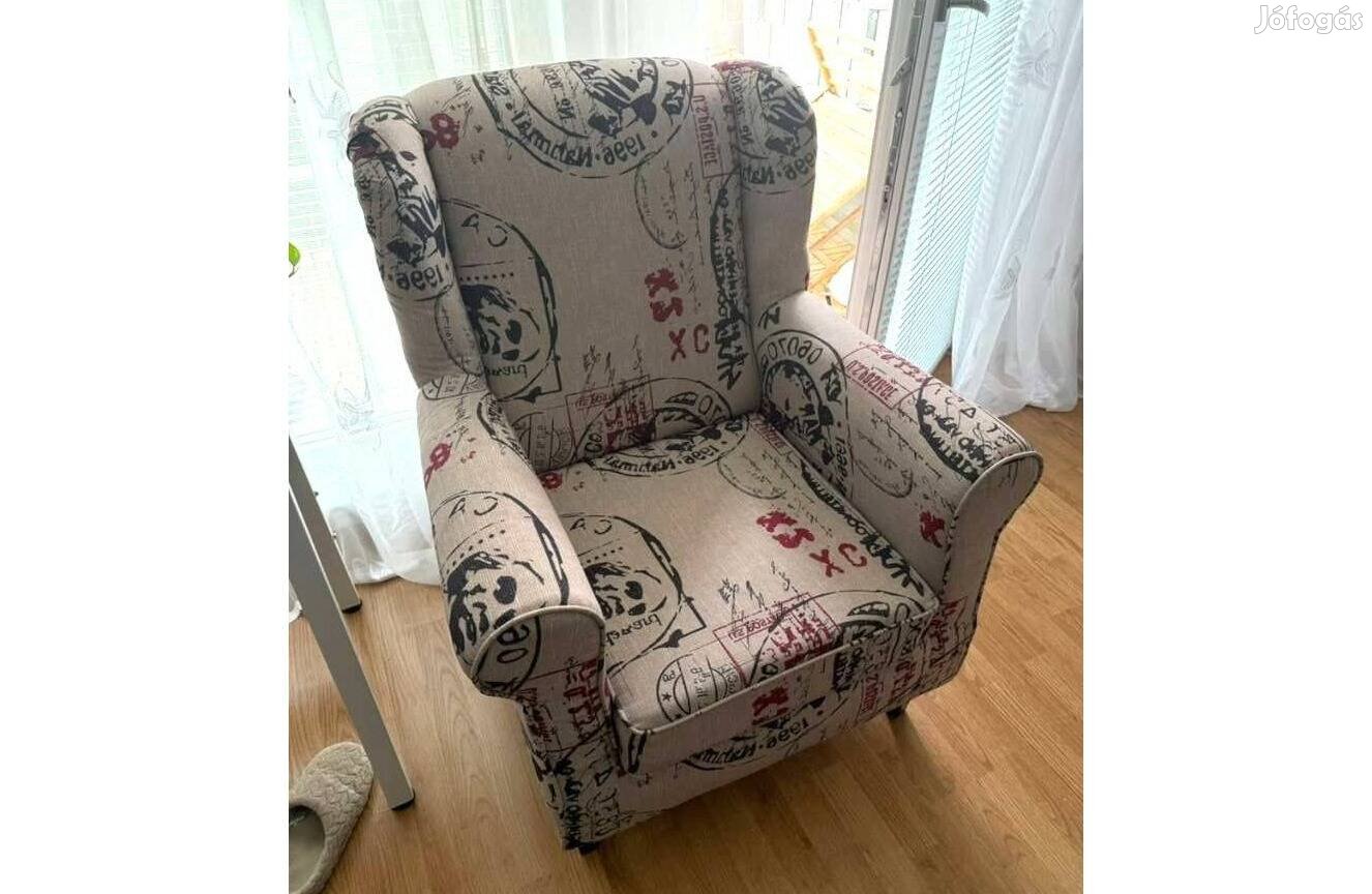 Kiváló állapotú, sérülésmentes vintage stílusú fotel