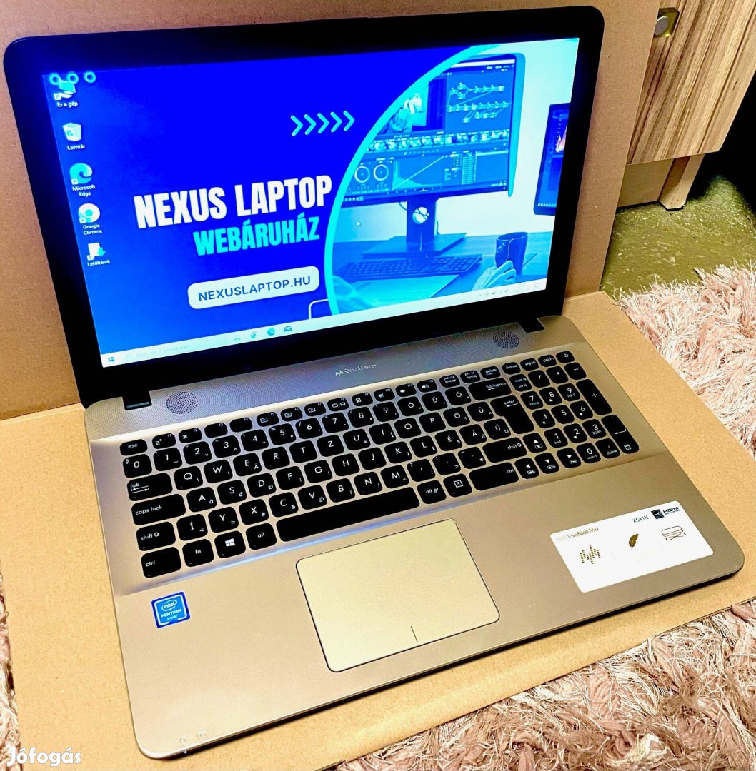 Kiváló ár! Gyönyörű Asus Vivobook Max X541N laptop