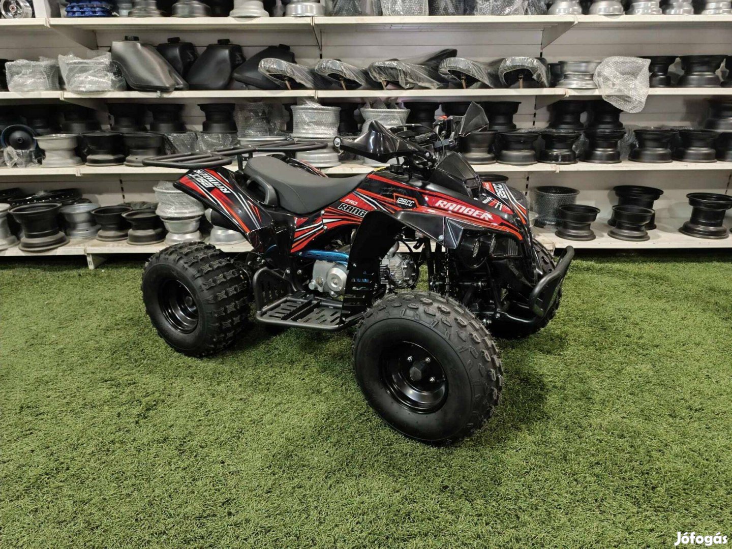 Kíváló minőségű 125cc gyerek quad kiváló áron! 3+1 sebességes fekete