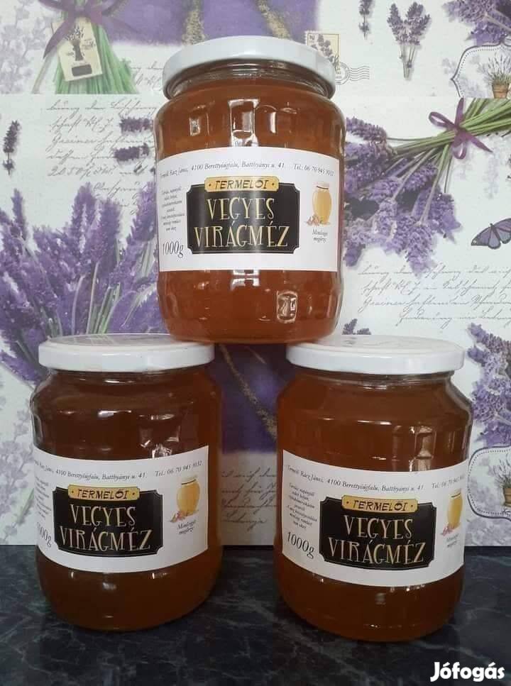 Kiváló minőségű őszi vegyes virágméz kapható Berettyóújfalub