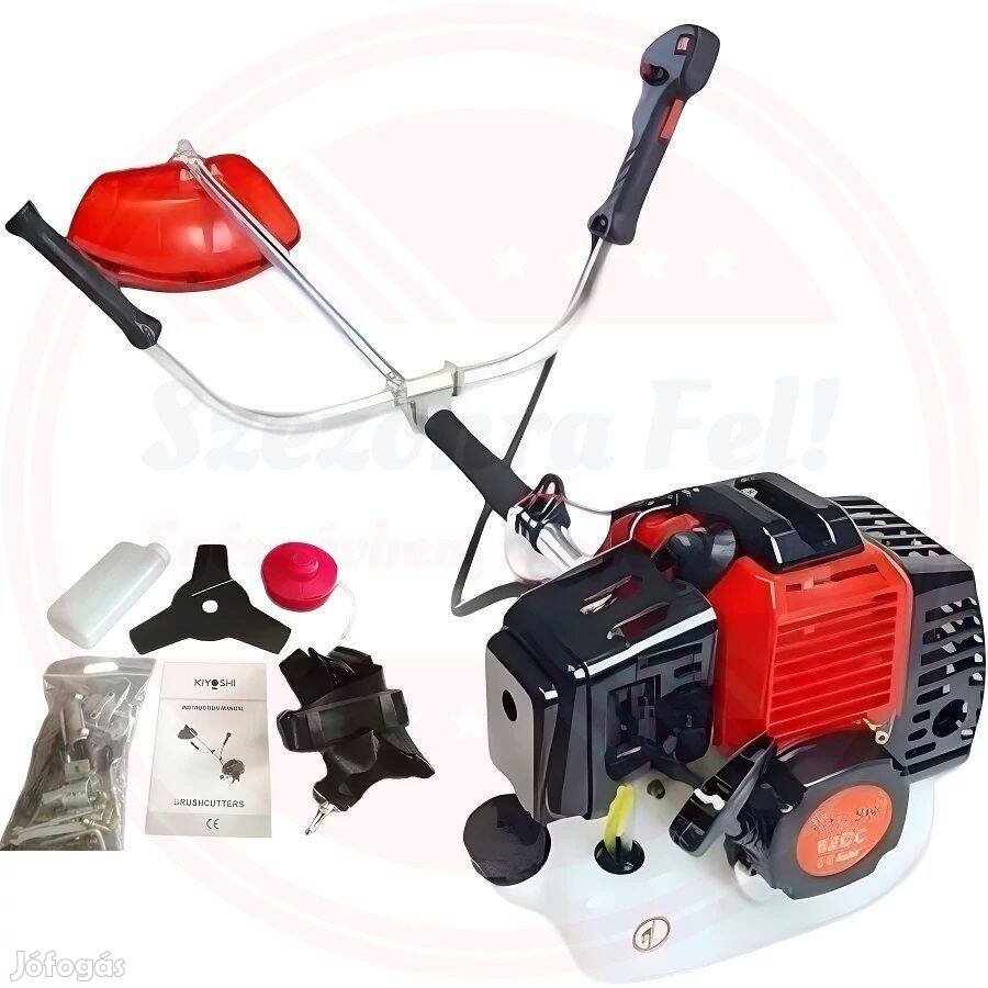 Kiyoshi benzines benzinmotoros fűkasza bozótvágó 62cm3