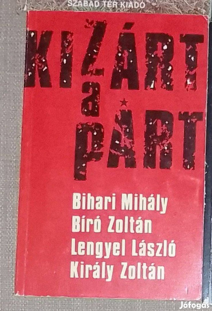 Kizárt a párt könyv