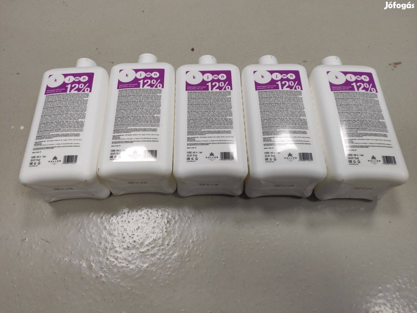 Kjmn Hidrogén-Peroxid Emulzió 12 - 5x1 liter - Fodrászoknak
