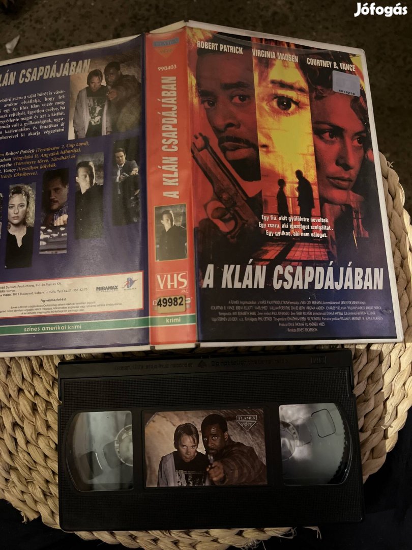 Klán capdájában vhs