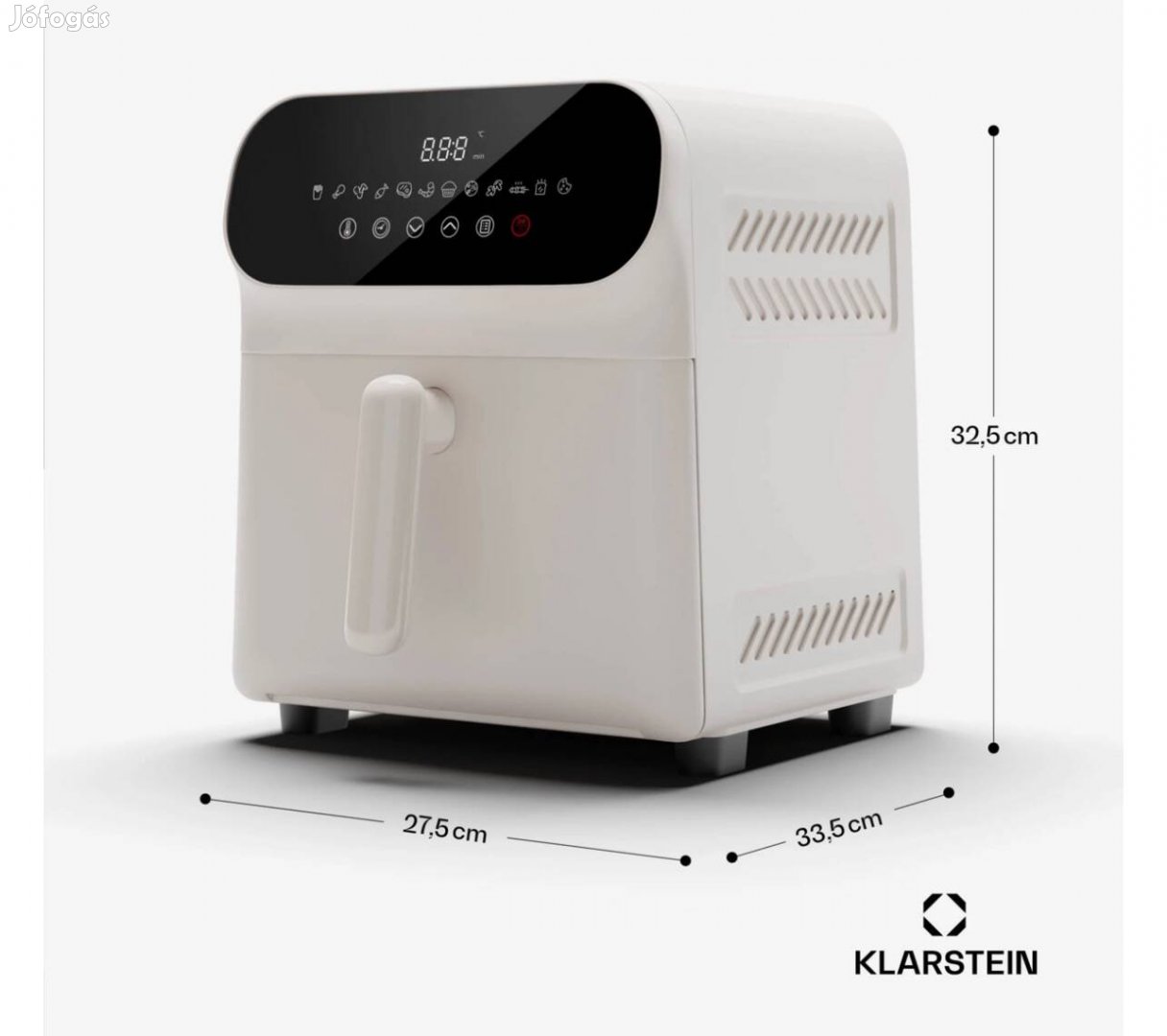 Klarstein Aerocrisp 6 Digital forrólevegős fritőz