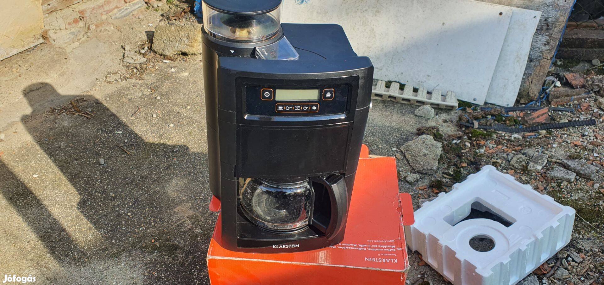 Klarstein darálós kávéfőző eladó!