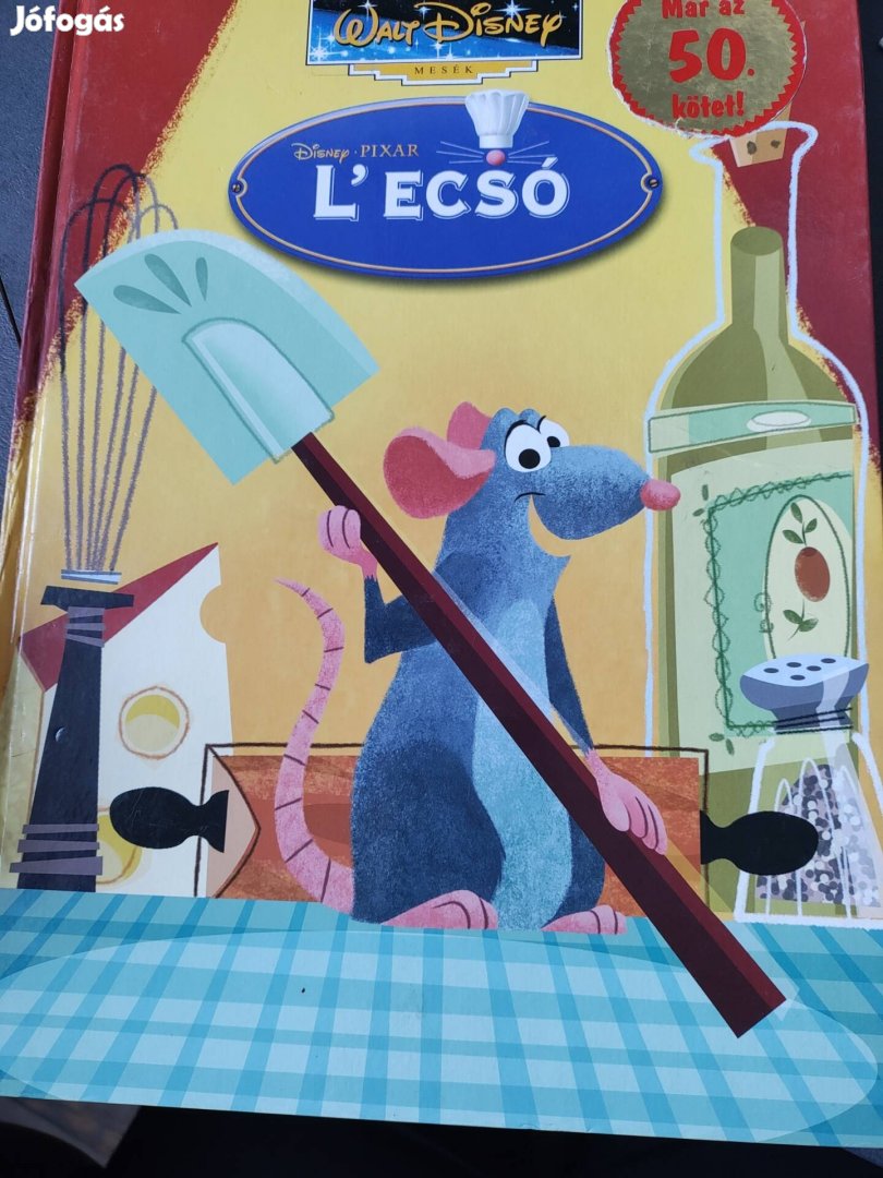 Klasszikus Disney sorszámozott könyv Lecsó