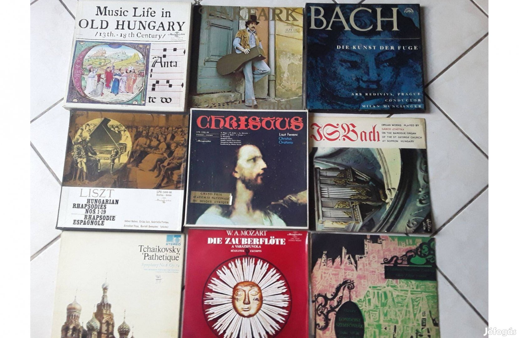 Klasszikus - komoly zenei bakelit and vinyl lemezek