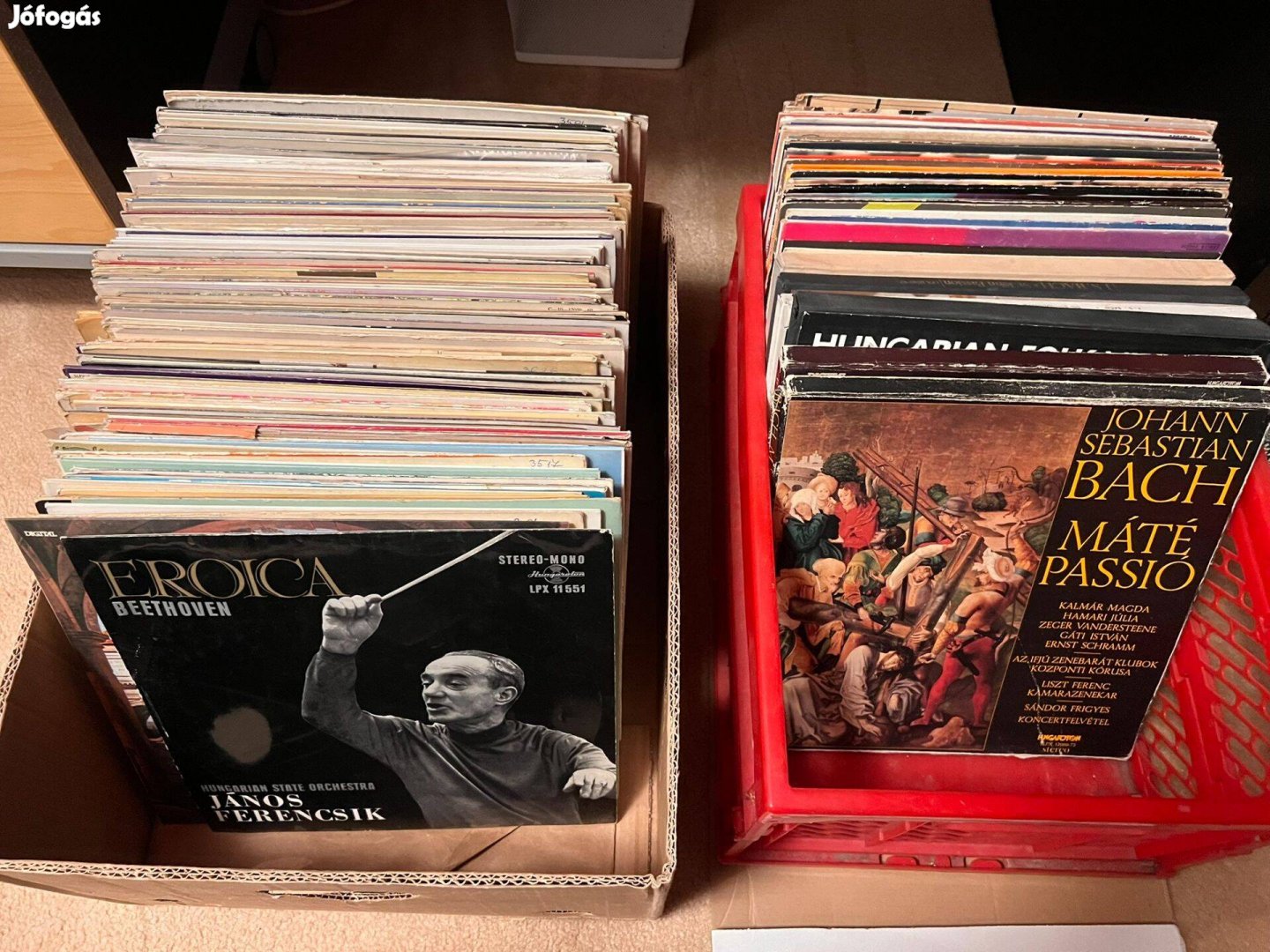 Klasszikus bakelit lemez gyűjtemény eladó