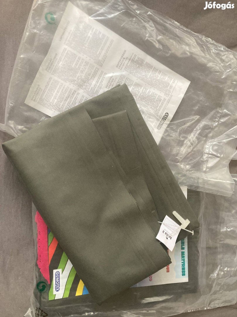 Klasszikus szövetgumi strand Balaton matrac pár új Barum