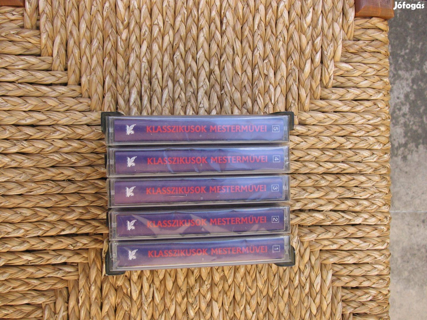Klasszikusok mesterművei, 5 db kazetta